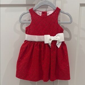 Janie and Jack Red Dress 3-6 months